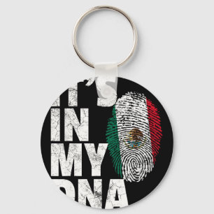 Llavero Está En Mi Adn Bandera Mexicana De México Cinco De