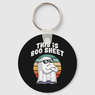 Llavero Esta Es La Hoja De Boo Divertida Halloween Disfrac