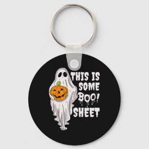 Llavero Esta es la hoja de boo Ghost Retro Halloween disfr