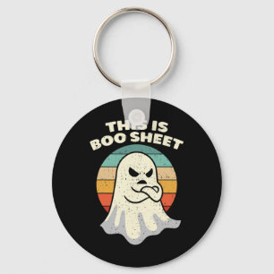 Llavero Esta es la hoja de boo Ghost Retro Halloween disfr