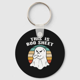 Llavero Esta Es La Hoja De Boo Ropa De Halloween Retro