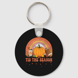 Llavero Esta Es La Temporada De Halloween Calabaza Fútbol