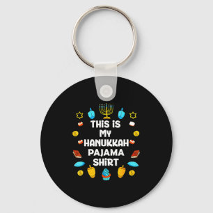 Llavero Esta Es Mi Camisa De Pijama De Hanukkah Chanukah J