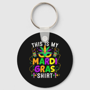 Llavero Esta Es Mi Camiseta De Mardi Gras Ropa Divertida H