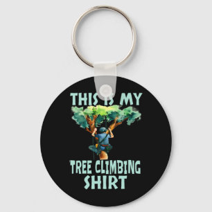 Llavero Esta Es Mi Camiseta De Trepar Árboles Divertido Ar