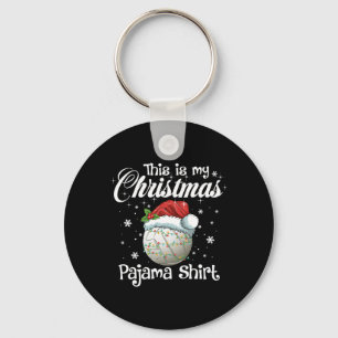Llavero Esta es mi familia de Navidades Pajama Xmas