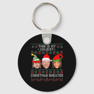 Llavero Esta Es Mi Navidad Más Fea Anti-biden Diversión Na