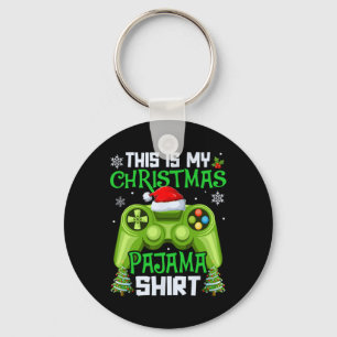 Llavero Esta Es Mi Navidad Pijama Videojuego Jugador Hombr