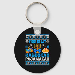 Llavero Esta Es Mi Pajamakah De Hanukkah Fea Chanukah Judí