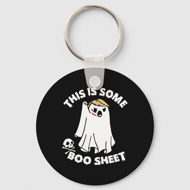 Llavero Esta es una hoja de boom que engaña a Trump Hallow (Anverso)