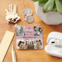 Llavero Esta Mamá Pertenece A - Foto Personalizada |