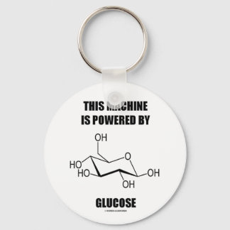 Llavero Esta Máquina Está Alimentada Por Glucosa (Química)