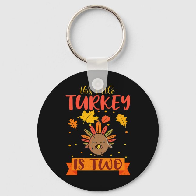 Llavero Esta Pequeña Turquía Es Dos Otoño A Dos Días B De  (Anverso)