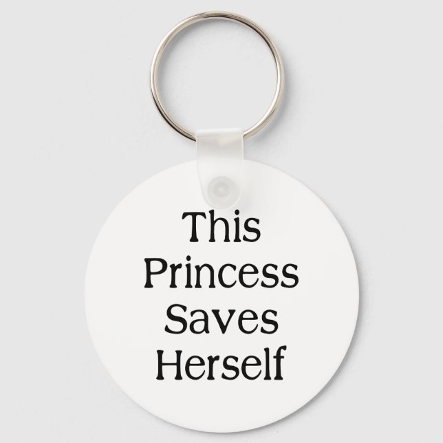 Llavero Esta princesa ahorra (Anverso)