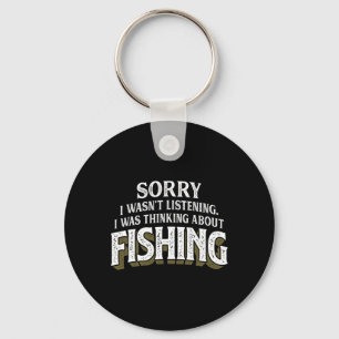 Llavero Estaba Pensando En La Pesca - Gracioso Regalo De P