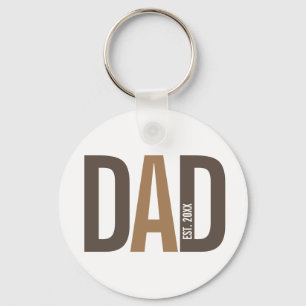 Llavero Establecimiento de un padre personalizado de color