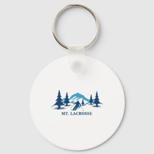 Llavero Estación de esquí Mt. Lacrosse Wisconsin Esquiador