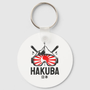 Llavero estación de esquí retro de Hakuba Japón