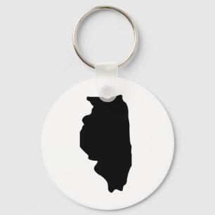 Llavero Estado Americano de Illinois