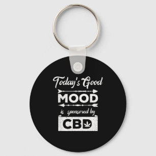 Llavero Estado de ánimo de hoy patrocinado con Cbd