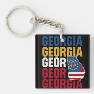 Llavero Estado de Georgia