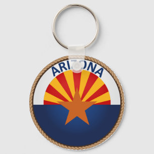 Llavero Estado del sello de la bandera de Arizona