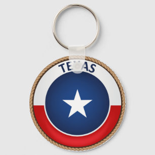 Llavero Estado del sello de la bandera de Tejas