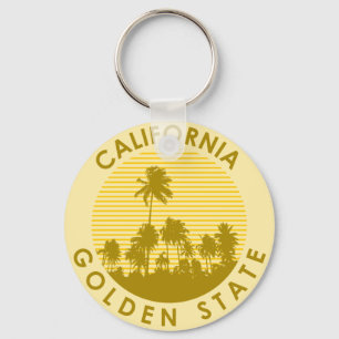 Llavero Estado dorado de California