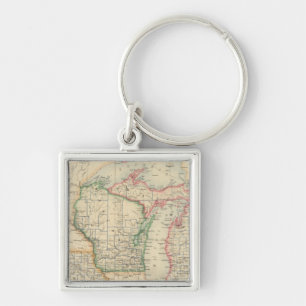 Llavero Estados de Michigan, Wisconsin e Iowa