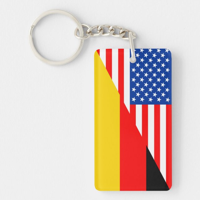 Llavero estados Unidos América germany bandera de Estados  (Frente)