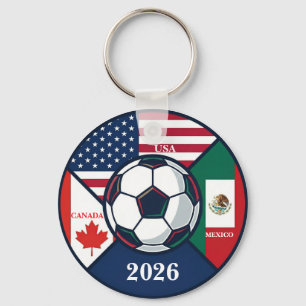 Llavero Estados Unidos Canadá México Fútbol 2026