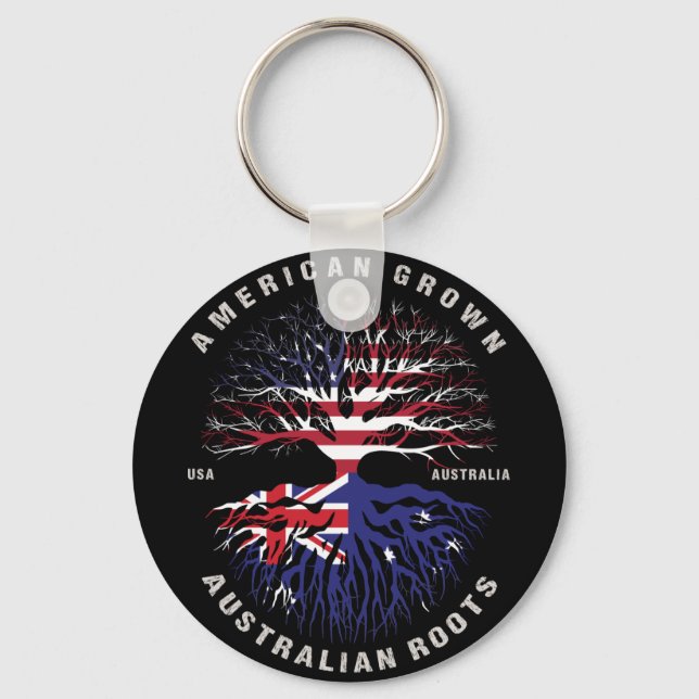 Llavero Estados Unidos cultivó raíces aUSTRALIANAS con ban (Anverso)