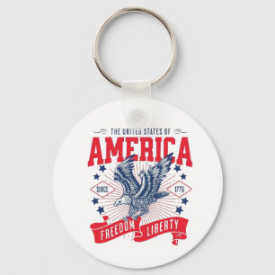 Llavero Estados Unidos de América - Libertad y Libertad