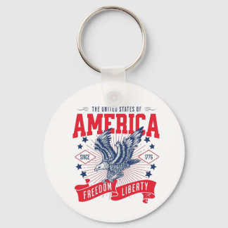 Llavero Estados Unidos de América - Libertad y Libertad