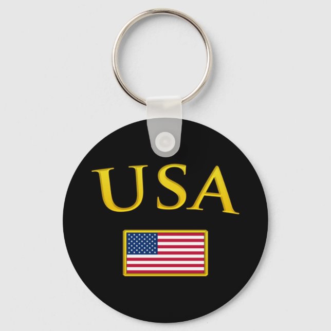 Llavero Estados Unidos de Oro (Anverso)
