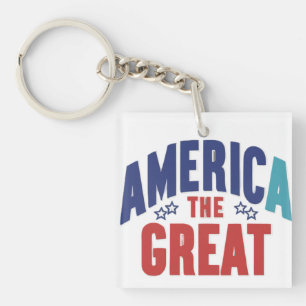 Llavero Estados Unidos: el gran keychain cuadrado
