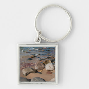 Llavero Estados Unidos, Michigan. Boulders redondeados a 1