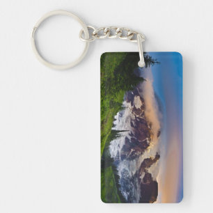 Llavero Estados Unidos, Washington, Monte Rainier. Sol mat