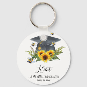Llavero ¡Estamos SORPRENDIDOS! ABEJAS personalizadas GRADU