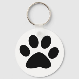 Llavero Estampa de Huella de Perro Regalo de Navidad para