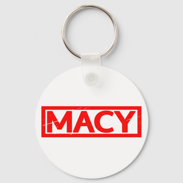 Llavero Estampación de macy (Anverso)