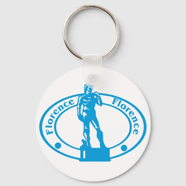 Llavero Estampado de Florencia (Anverso)