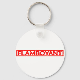Llavero Estampilla de flamante