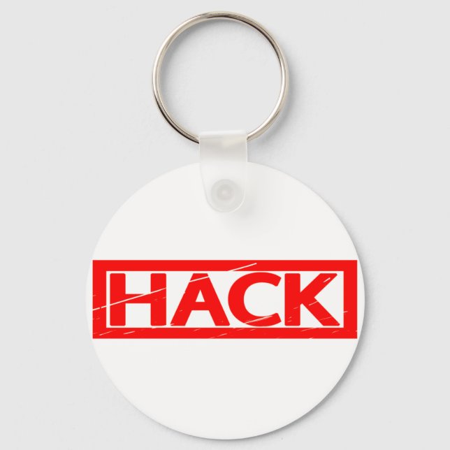 Llavero Estampilla de hackeo (Anverso)