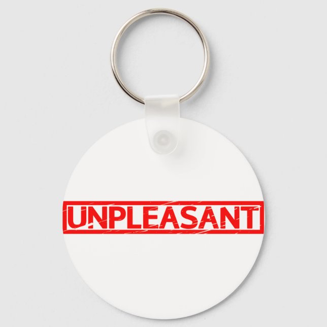Llavero Estampilla desagradable (Anverso)
