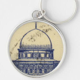 Llavero estampilla palestina antigua 1920_ folclore palest