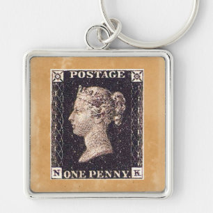 Llavero Estampilla Penny Black Postage