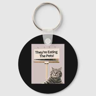 Llavero Están comiendo a los Mascotas perros gatos que no 