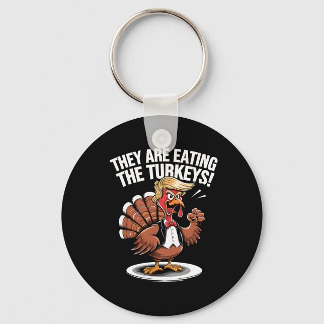 Llavero Están Comiendo Los Turos Graciosos Tumultos De Acc (Anverso)