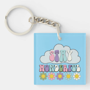 Llavero Estancia inspiradora Maravillosa Keychain Wordart